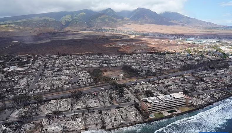Hawaii’s dystopian reality: Apocalyptic images reveal full horror of ‘1,000 degree’ deadly ‘fire hurricane’ that annihilated historic city and killed at least 96 amid warnings death toll could surge by&nbsp;hundreds