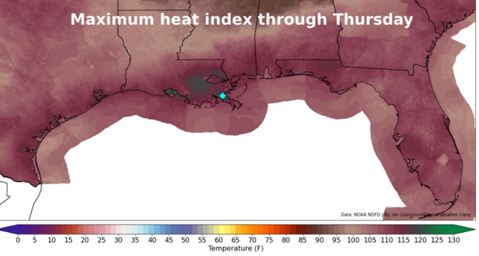 Gulf of Mexico waters are hottest on record as coastal areas&nbsp;cook