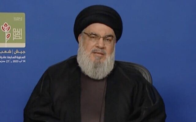 Nasrallah says Israel ‘will cease to exist’ if war erupts, as rhetoric&nbsp;escalates