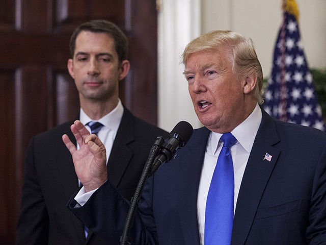 Sen. Tom Cotton Endorses Donald Trump: ‘Everything Has Gone to Hell’ Under&nbsp;Biden