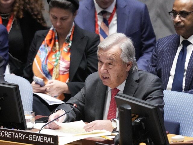 U.N. Chief Guterres Shifts Blame to Israel, Claims Hamas Terror Attack ‘Did Not Happen in a&nbsp;Vacuum’