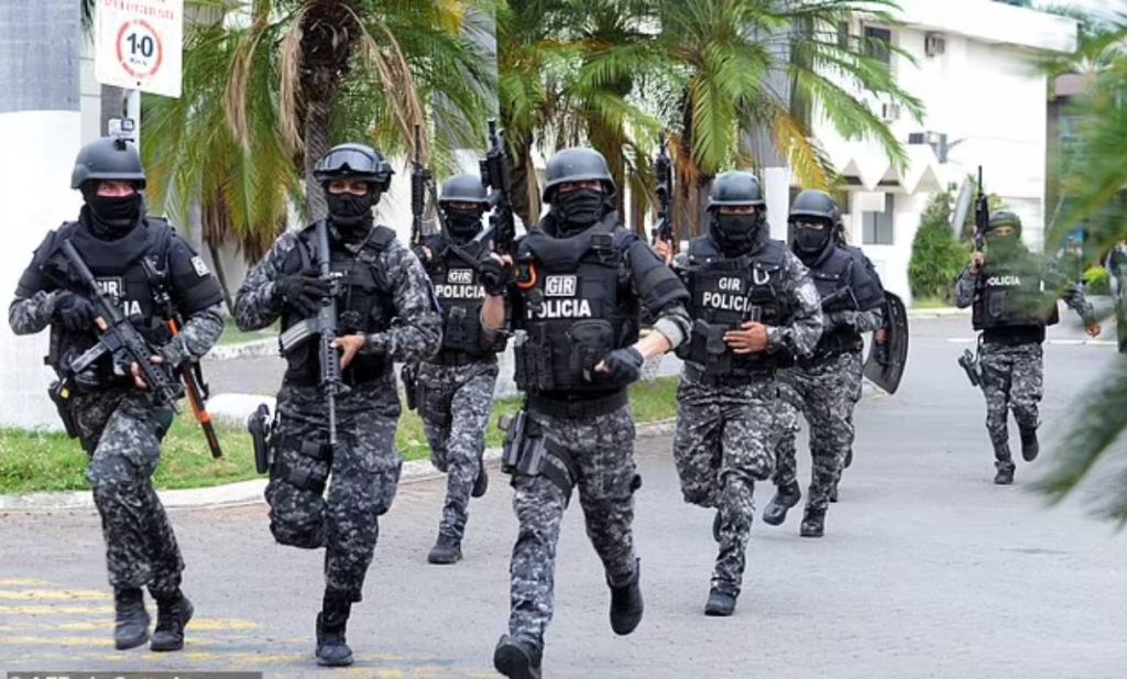 Ecuador erupts in ‘civil war’ with cartel thugs: President orders the army onto streets as crazed criminals rampage through cities – with TV station seized, university attacked and jail guards executed following escape of mob&nbsp;boss