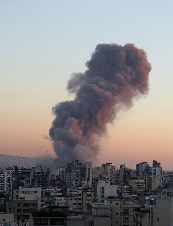 BREAKING NEWS: Multiple explosions rock Beirut as IDF ‘strikes Hezbollah’s underground HQ’ in Lebanese capital – after Netanyahu promised to keep striking&nbsp;Hezbollah