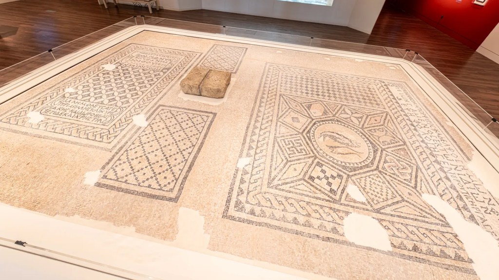 Rare mosaic revealing earliest ‘physical evidence’ of Christianity now on display at Museum of the&nbsp;Bible