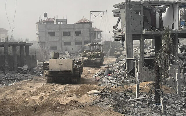 Israeli troops roll into Gaza City as ground offensive intensifies, IDF toll&nbsp;rises