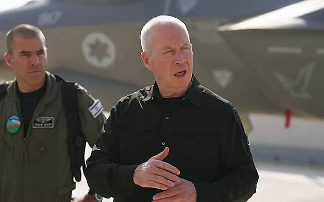 Gallant: Hamas Wants Regional War. No Hostage Negotiations On&nbsp;Horizon