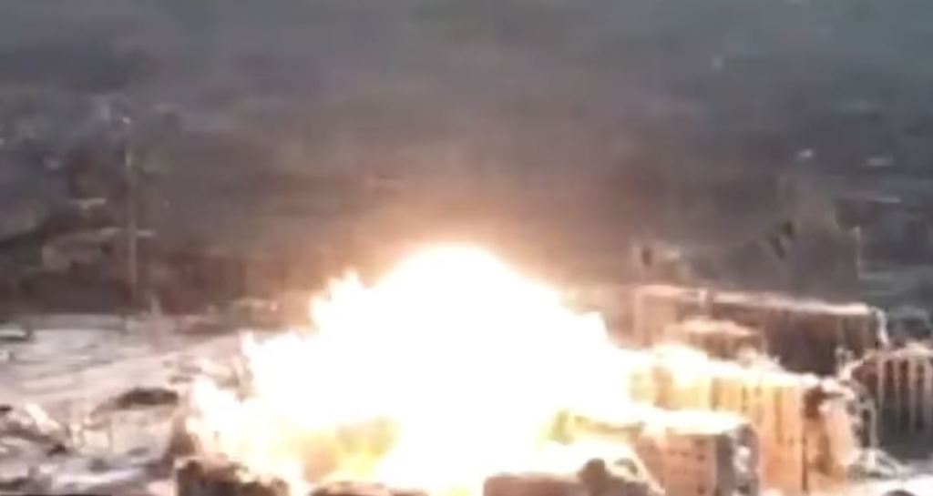 Has Putin unleashed Russia’s most powerful non-nuclear bomb? Terrifying video shows huge mushroom cloud explosion in&nbsp;Ukraine