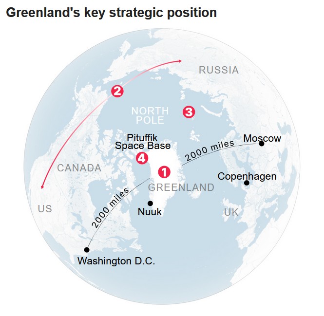 Trump’s Arctic fortress: Donald’s plan to turn Greenland into new military frontier as he hints at invading vast oil-rich territory coveted by Russia and threatens Denmark with brutal&nbsp;tariffs