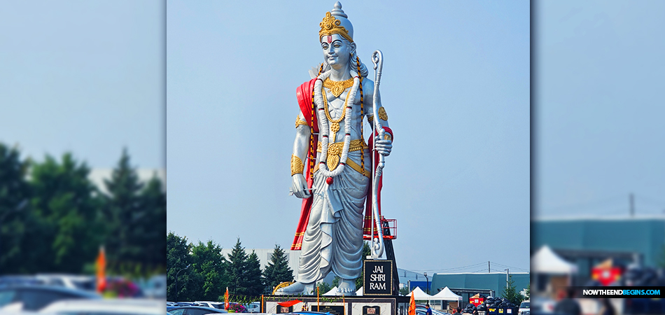 REVELATION WARNING: A 51-Foot Idol Of Lord Ram Rises Up Over Mississauga As Canadian Government Calls The Event A ‘Moment Of National&nbsp;Significance’
