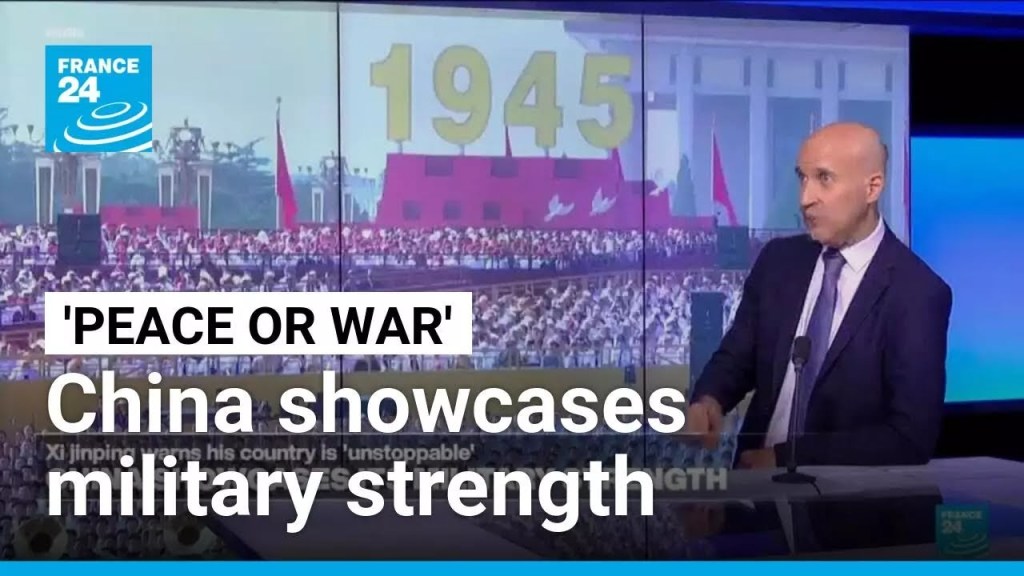 Xi Jinping says world faces ‘peace or war’, as Putin and Kim join him for military&nbsp;parade