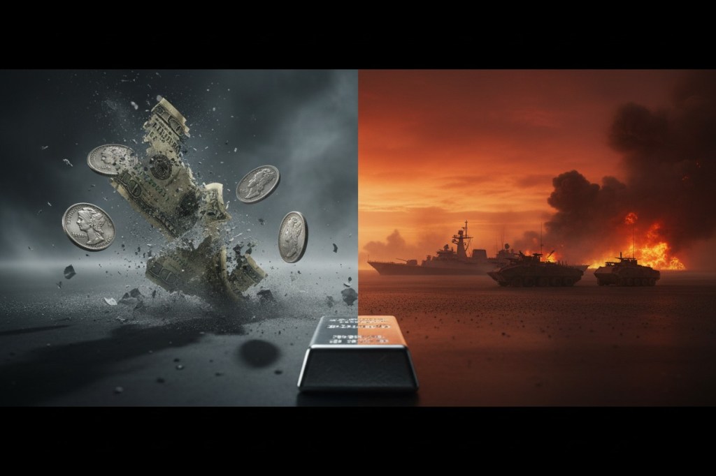 ECONOMIC DOWNTURN: The Perfect Storm. Dollar Collapse, Silver Shock, and Trump’s Final Gamble with&nbsp;Iran