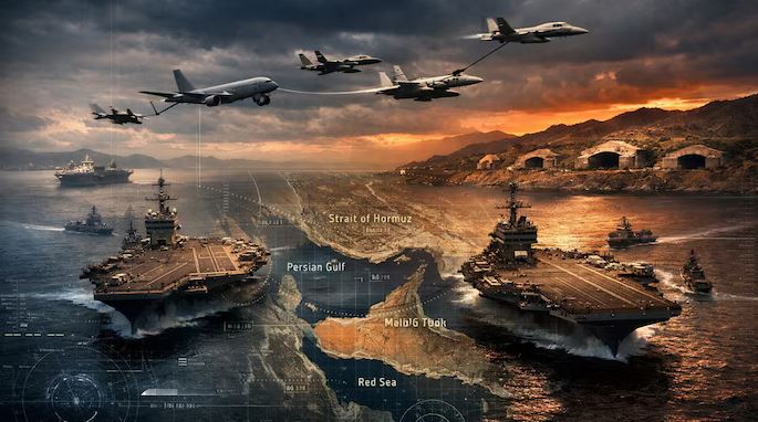 US assembles the most aerial firepower since Iraq War as Trump prepares to strike&nbsp;Iran