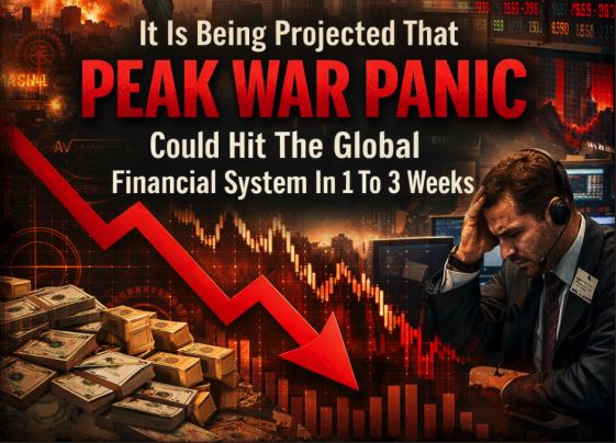 It Is Being Projected That “Peak War Panic” Could Hit The Global Financial System In 1 To 3&nbsp;Weeks