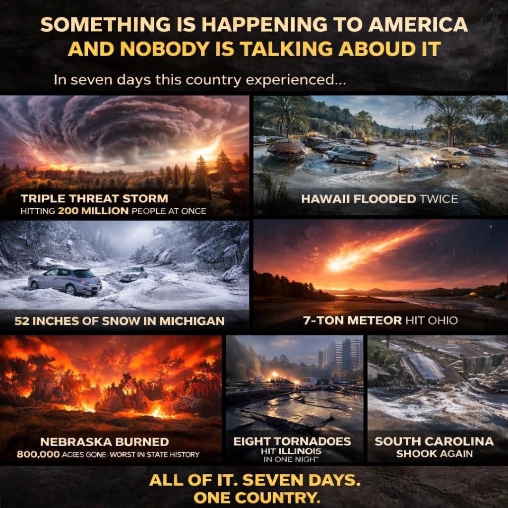 7 Disasters In 7 Days – Something Really Big Is Happening To America And Nobody Is Talking About&nbsp;It