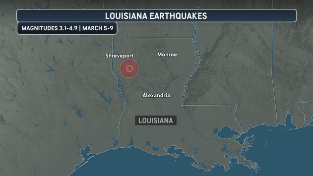 Louisiana rocked by 4 earthquakes days after strongest quake in&nbsp;decades