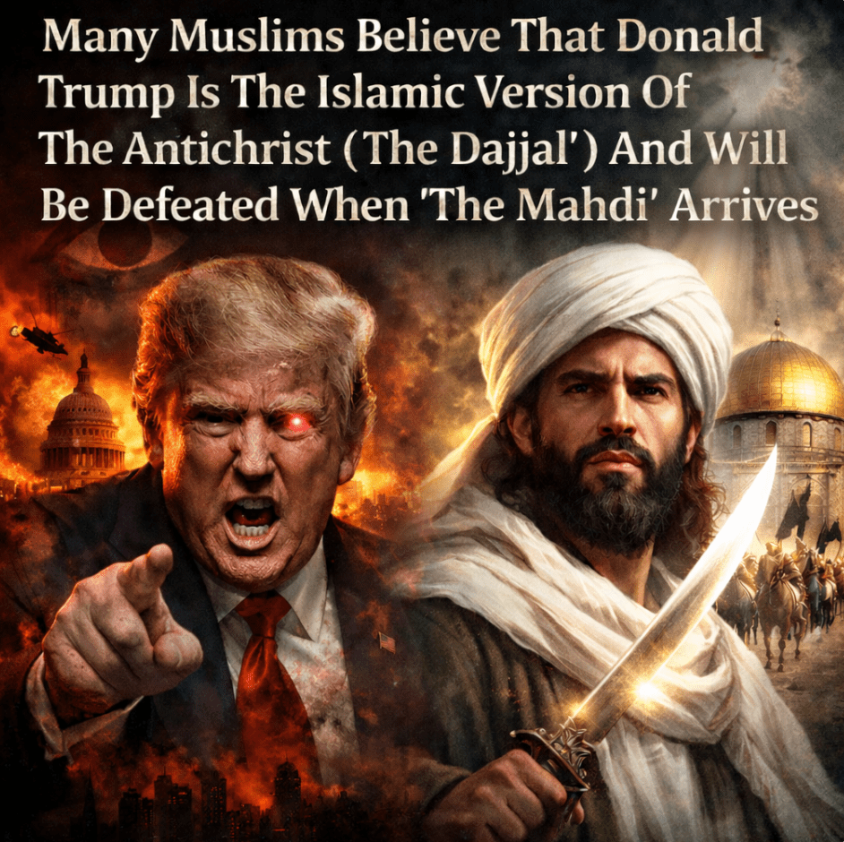Many Muslims Believe That Donald Trump Is The Islamic Version Of The Antichrist (“The Dajjal”) And Will Be Defeated When “The Mahdi”&nbsp;Arrives