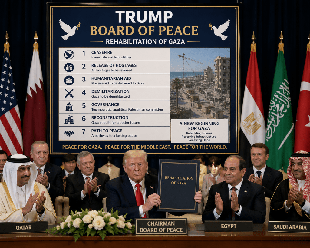 US in talks with DP world on Gaza logistics under Trump’s Board of Peace&nbsp;plan