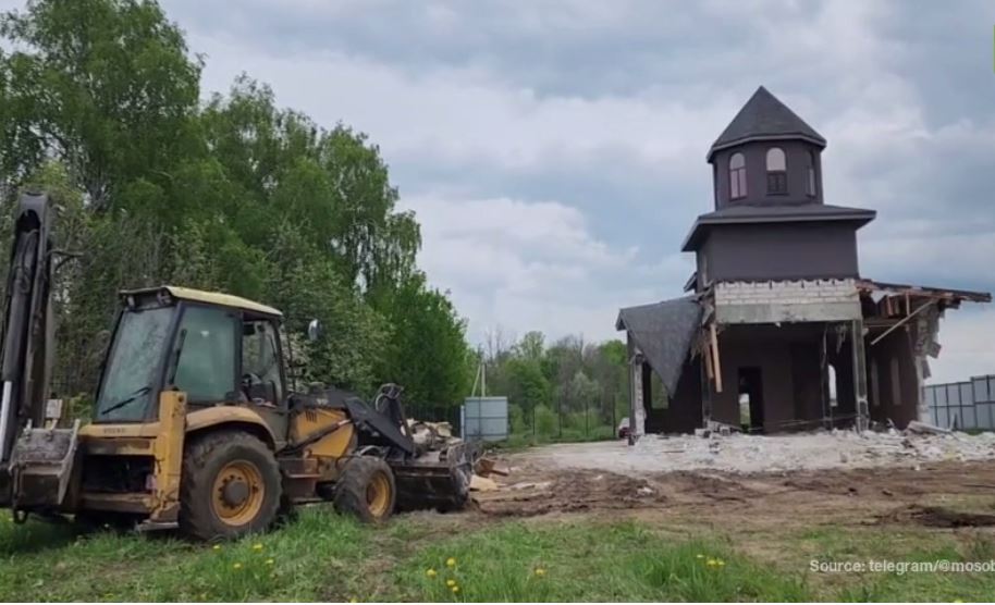 ‘Satanic Temple’ torn down near&nbsp;Moscow
