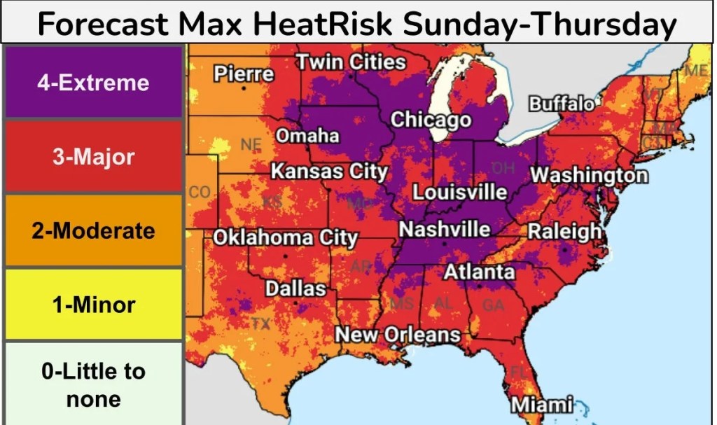 Blockbuster heat wave in forecast isn’t normal summer&nbsp;heat