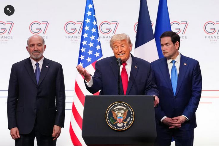 Netanyahu is a good man who gets a little excited sometimes, Trump&nbsp;says