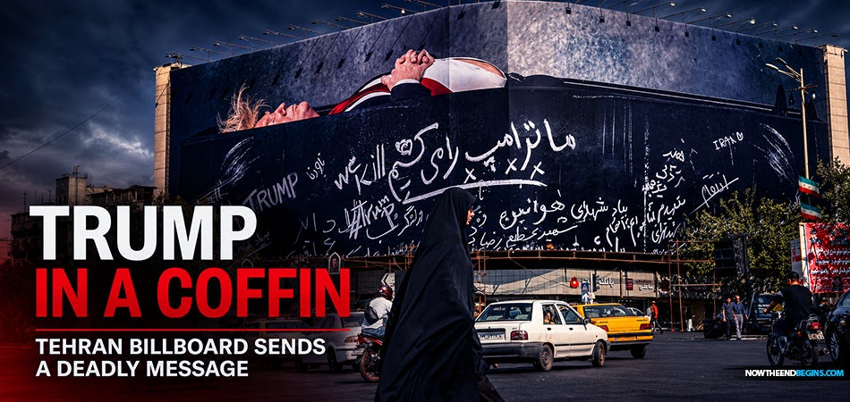 Iran Unveils Massive Tehran Billboard Showing Donald Trump In A Coffin As The Regime Sends A Chilling Message Of Defiance And Mockery To&nbsp;America