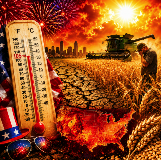 The Hottest 4th Of July Ever Could Set More Than 300 New Records And The U.S. Wheat Harvest Is Expected To Be The Smallest In 150&nbsp;Years