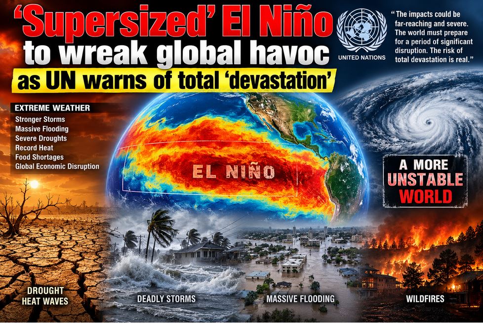 ‘Supersized’ El Niño to wreak global havoc as UN warns of total ‘devastation’