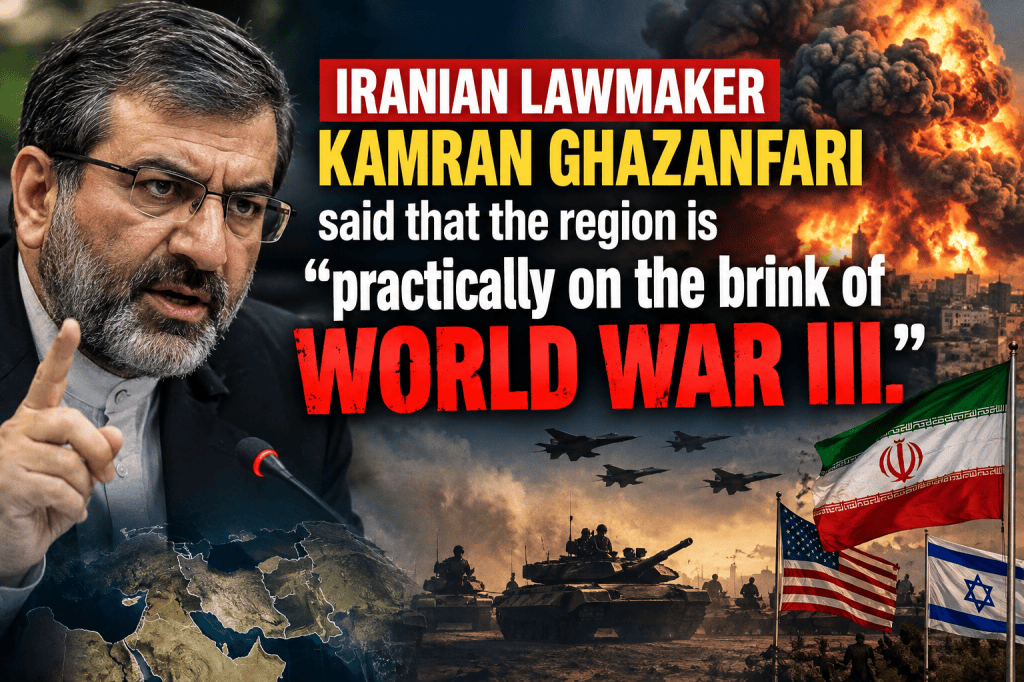 Report: Middle East on brink of World War III, Iranian lawmaker warns among escalating&nbsp;tensions.