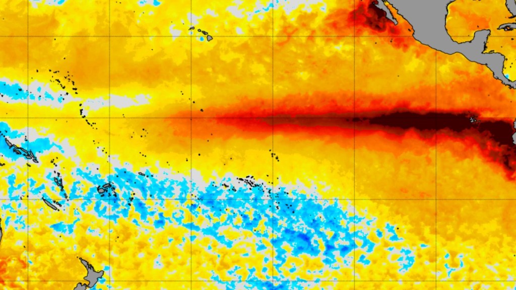El Niño forecast to become very strong by late 2026, raising extreme weather risks into&nbsp;2027