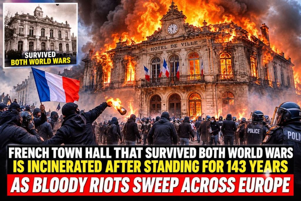 Limoges Town Hall ‘largely lost’ after far-left rioters set historic building on fire amid French&nbsp;unrest