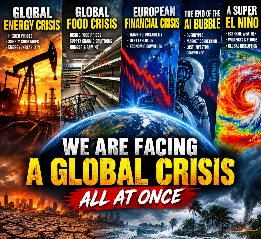 We Are Facing A Global Energy Crisis, A Global Food Crisis, A European Financial Crisis, The End Of The AI Bubble And A Super El Niño All At&nbsp;Once