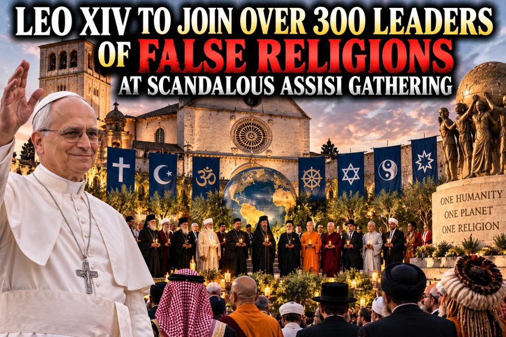 Leo XIV to join over 300 leaders of false religions at scandalous Assisi&nbsp;gathering