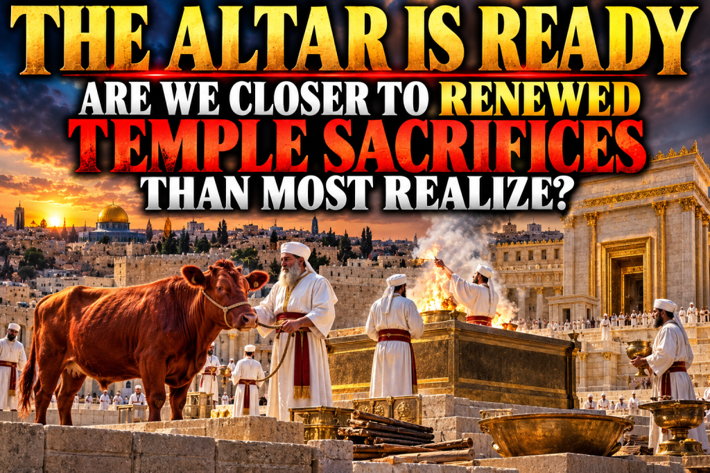 The Altar Is Ready-Are We Closer To Renewed Temple Sacrifices Than Most&nbsp;Realize?
