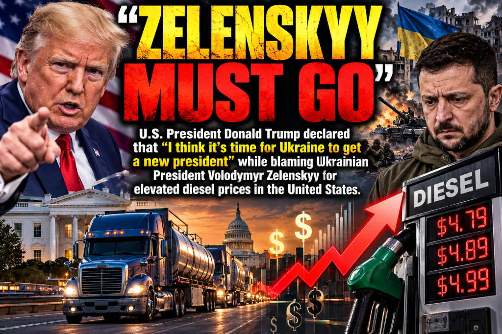 Trump says it’s time for Ukraine to get a new&nbsp;president